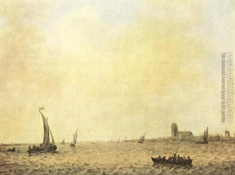 Jan Van Goyen : View of Dordrecht from the Oude Maas
